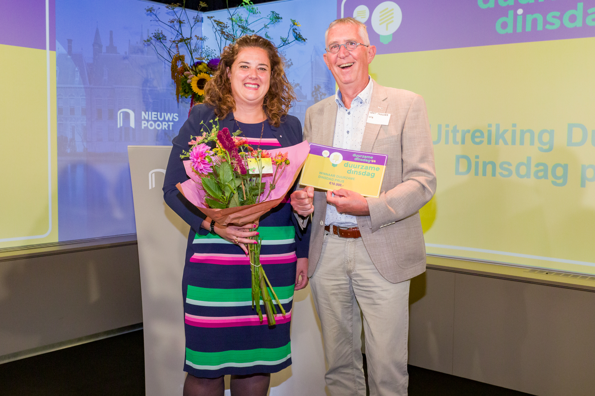 Mary van Hoek-Hendriks & Gert Mulder van Groente & Fruitbrigade. Foto door Colijn van Noort